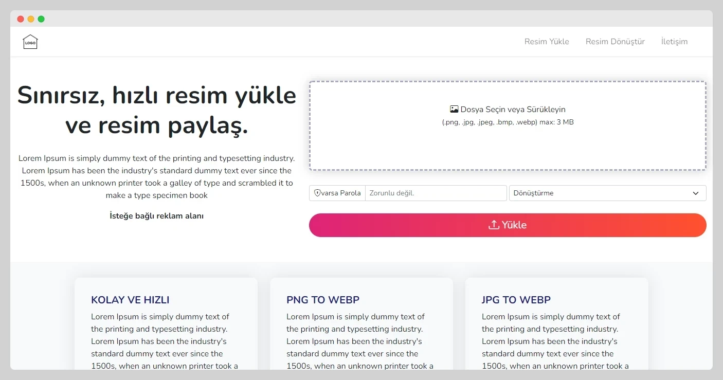 Titu Resim Yükleme ve Dönüştürücü Scripti